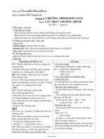 Giáo án môn Tin học 11 - Bài 3: Cấu trúc chương trình