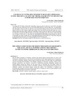 Vận dụng tư tưởng Hồ Chí Minh về đoàn kết, bình đẳng, tương trợ giữa các dân tộc trong giải quyết vấn đề dân tộc ở tỉnh Thái Nguyên hiện nay