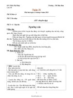 Giáo án dạy các môn học khối lớp 1 - Tuần 31 - Trường TH Bản Bua