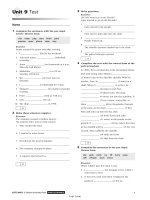 Tiếng Anh khối 11 - Unit 9 Test