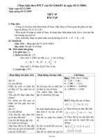 Bài soạn môn Đại số lớp 7 năm 2009 - Tiết 19: Bài tập