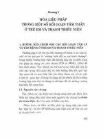 Ebook Dược lý học tâm thần, hóa liệu pháp trong một số rối loạn tâm thần ở trẻ em và thanh thiếu niên: Phần 2 - Trường Đại Học Quốc Tế Hồng Bàng