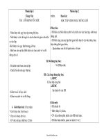 Giáo án các môn lớp ghép 1, 2 - Tuần học 1