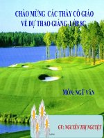 Bài giảng thao giảng Ngữ văn 8: Văn bản Thông tin về ngày trái đất năm 2000