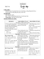 Bài soạn Đại số lớp 8 - (chuẩn)