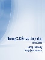 Bài giảng Lập trình an toàn: Chương 2 - Lương Ánh Hoàng - Trường Đại Học Quốc Tế Hồng Bàng