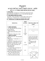 Giáo án Thể dục 2 - Tuần 9 đến tuần 18