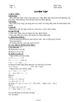 Bài soạn Đại số lớp 8 - Tiết 5: Luyện tập