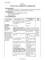 Giáo án môn Tập làm văn lớp 5 - Tiết 9: Luyện tập làm Báo cáo thống kê