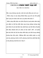 Giáo án môn Đại số khối 8 - Huỳnh Thanh Minh - Tiết 21 đến tiết 36