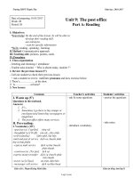 Thiết kế bài dạy môn Tiếng Anh 11 - Period: 58 đến period: 108