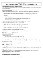 Chuyên đề Một số kỹ thuật phân tích đa thức thành nhân tử