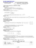 Đề thi tốt nghiệp thpt năm 2010 môn: Toán – trung học phổ thông