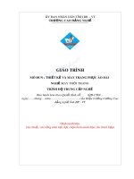 Giáo trình Thiết kế và may trang phục áo dài - Trường Đại Học Quốc Tế Hồng Bàng