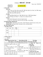 Giáo án Đại số 10 cơ bản - Chương I: Mệnh đề - Tập hợp