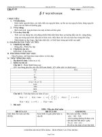 Giáo án Giải tích 12 - Tiết 52, 53 - Bài 1: Nguyên hàm