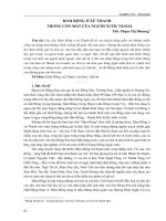 Hàm Rồng ở xứ Thanh trong con mắt của người nước ngoài - Trường Đại học Công nghiệp Thực phẩm Tp. Hồ Chí Minh