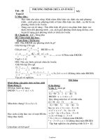 Bài soạn môn Đại số 8 - Tiết 48: Phương trình chứa ẩn ở mẫu