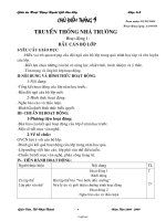 Giáo án Hoạt động ngoài giờ lên lớp 8 cả năm - Giáo Viên: Hồ Nhật Thành