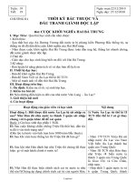 Giáo án Lịch sử 6 tuần 19 và 20