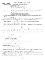 Ôn tập Vật lý 12 - Chương 3: Điện xoay chiều