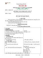 Bài soạn Tổng hợp các môn lớp 2 - Tuần 18 - Trường Tiểu học Thị Trấn