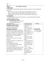 Bài soạn môn Đại số lớp 7 - Tiết 31: Mặt phẳng toạ độ