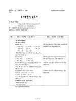 Giáo án môn Toán học lớp 2 - Tuần 21 - Tiết 1: Luyện tập