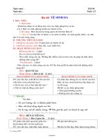 Giáo án Sinh học lớp 8 - Bài 42: Vệ sinh da