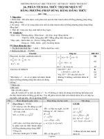 Giáo án Đại số khối 8 - Bài 6: Phân tích đa thức thành nhân tử bằng phương pháp dùng hằng đẳng thức
