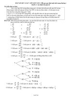 Giáo án phụ đạo di truyền liên kết gen