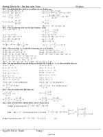 Hướng dẫn ôn thi – Đại học môn Toán: Số phức