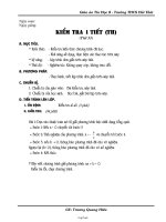 Giáo án Tin học 8 - Tiết 33: Kiểm tra 1 tiết (thực hành)