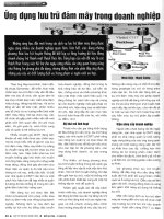 Ứng dụng lưu trữ đám mây trong doanh nghiệp