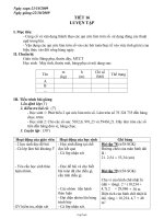 Bài soạn môn Đại số lớp 7 năm 2009 - Tiết 16: Luyện tập