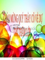 Bài giảng môn Hình học lớp 7 - Bài 4: Tính chất ba đường trung tuyến của tam giác