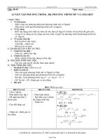 Giáo án Giải tích 12 - Tiết 48, 49 - Luyện tập phương trình , hệ phương trình mũ và lôgarit