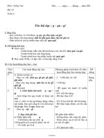 Giáo án lớp 1 môn Học vần - Bài 24: Q – qu - Gi