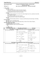 Giáo án Giải tích 12 - GV: Nguyễn Đình Toản - Tiết 33: Bài tập hàm số mũ – hàm số logarit