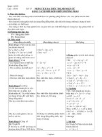 Thiết kế giáo án Đại số 8 - Chương I: Phép nhân và phép chia các đa thức - Tiết 12: Phân tích đa thức thành nhân tử bằng cách phối hợp nhiều phương pháp