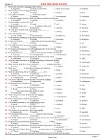 Bài ôn tập môn Tiếng Anh khối 11 - Ôn tập