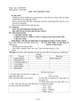 Giáo án môn Hóa hoc 9 năm 2009 - Tiết 1: Ôn tập đầu năm