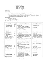 Giáo án Tự nhiên xã hội - Bài soạn: Lớp học