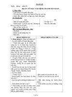 Giáo án môn Mĩ thuật lớp 1 đến lớp 5 - Tuần 25