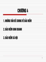 Bài giảng Tài chính tiền tệ: Chương 4 - HV Tài chính - Trường Đại Học Quốc Tế Hồng Bàng