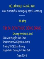 Đề thi Môn tiếng Việt thời gian làm bài 90 phút (không kể thời gian phát đề)