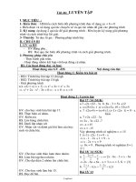 Thiết kế giáo án Đại số 8 - Tiết 46: Luyện tập