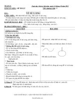 Giáo án Môn Mĩ thuật 1 - Tuần 5, 6