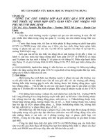 Đề tài Công tác chủ nhiệm lớp đạt hiệu quả tốt không thể thiếu sự phối hợp giữa giáo viên chủ nhiệm với phụ huynh học sinh