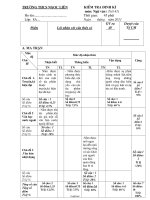 Kiểm tra định kì môn: Ngữ văn 8 ( tiết 41)